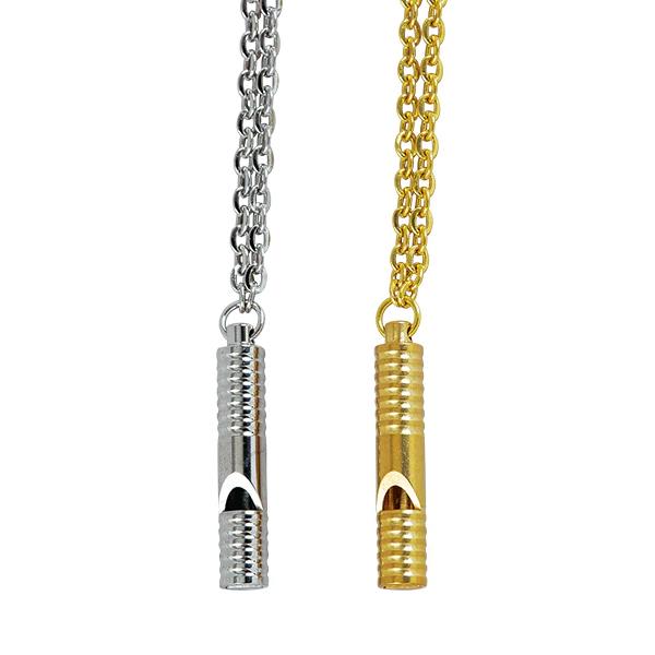 A&F（エイアンドエフ） 防災 笛 携帯 ネックレス ふえ ホイッスル 警笛