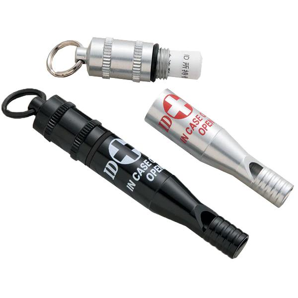 A&F（エイアンドエフ） 防災 笛 携帯 ID 身元 緊急 連絡先 ふえ