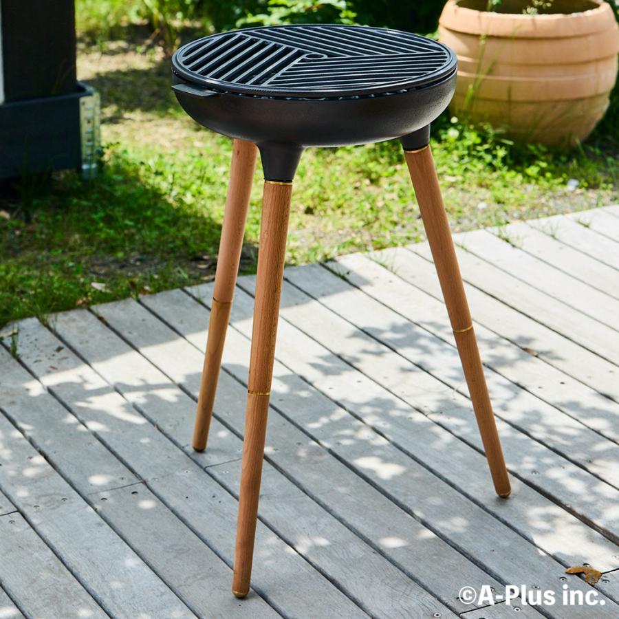 BBQ コンロ グリル 網 セット 小型 2〜4人用 バーベキュー 専用 高さ