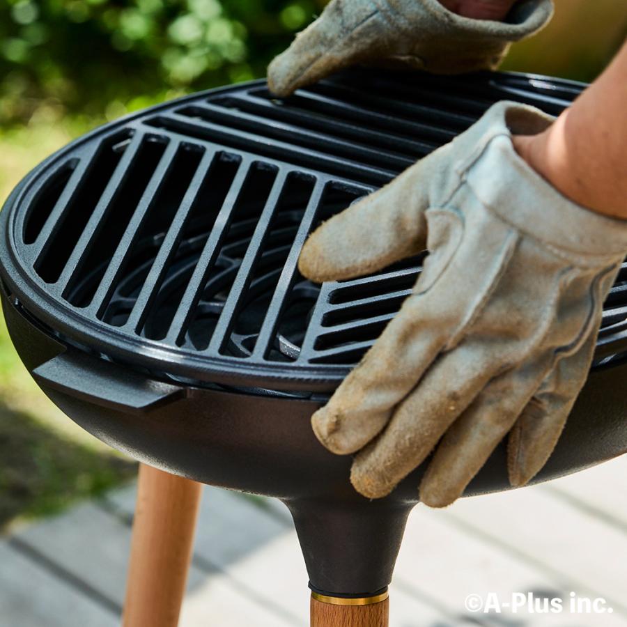 BBQ コンロ グリル 網 セット 小型 2〜4人用 バーベキュー 専用 高さ