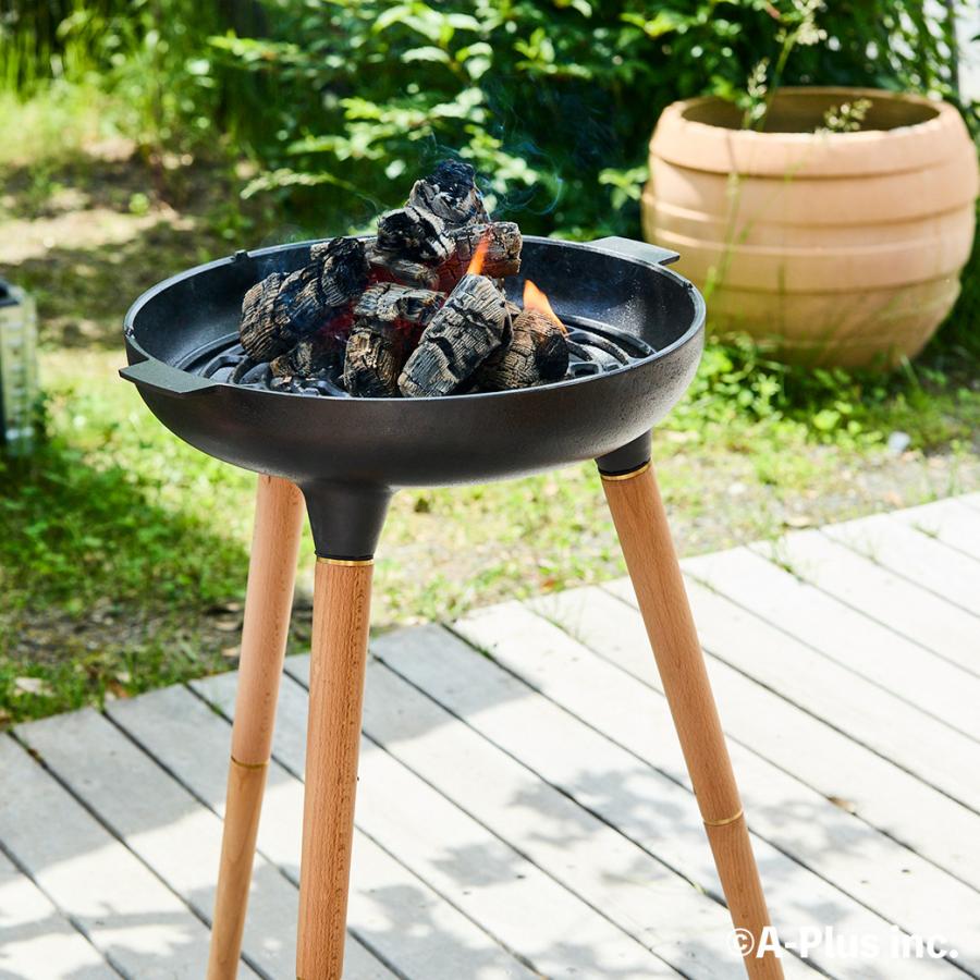 BBQ コンロ グリル 網 セット 小型 2〜4人用 バーベキュー 専用 高さ
