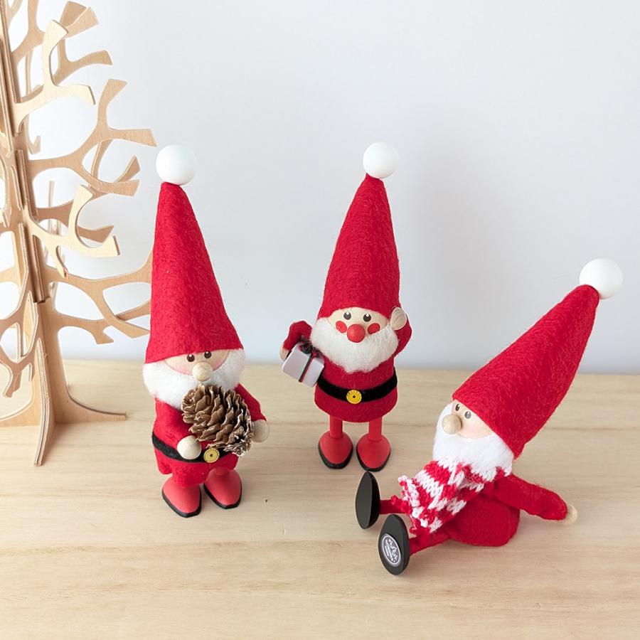 ノルディカ ニッセ 腕が動く サンタ ポーズ自由 可動式 小物 持てる