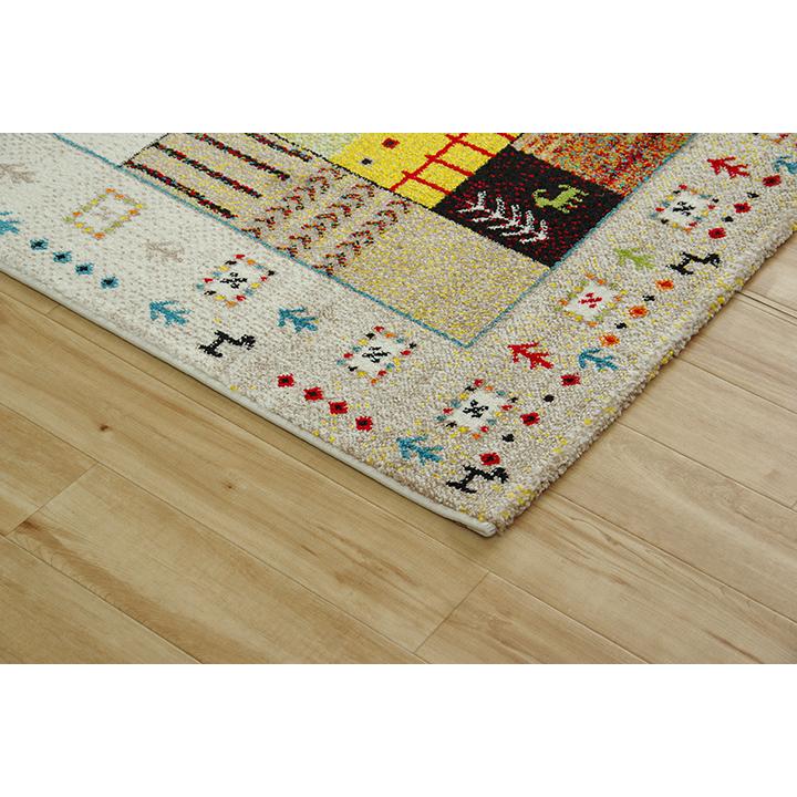 イケヒコ トルコ製 ウィルトンカーペット イビサ 133×190cm