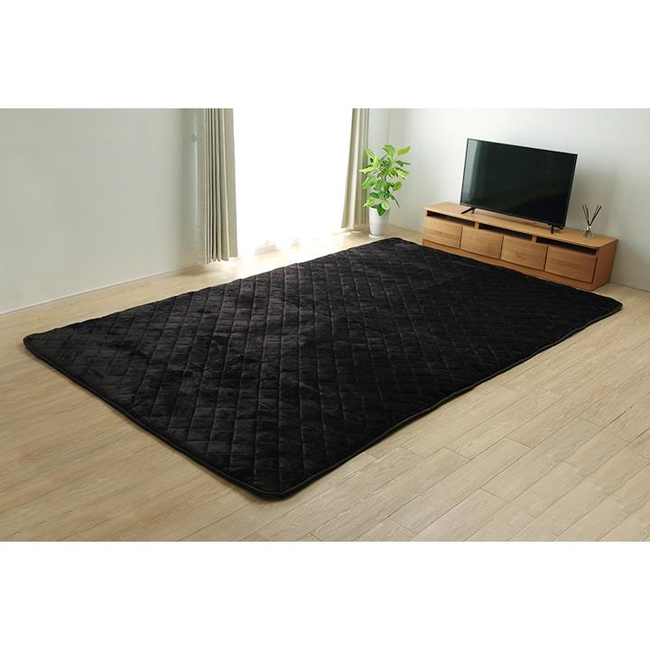 イケヒコ 超大判 ふっくら 敷き カーペット 220×360cm ラグ 長方形