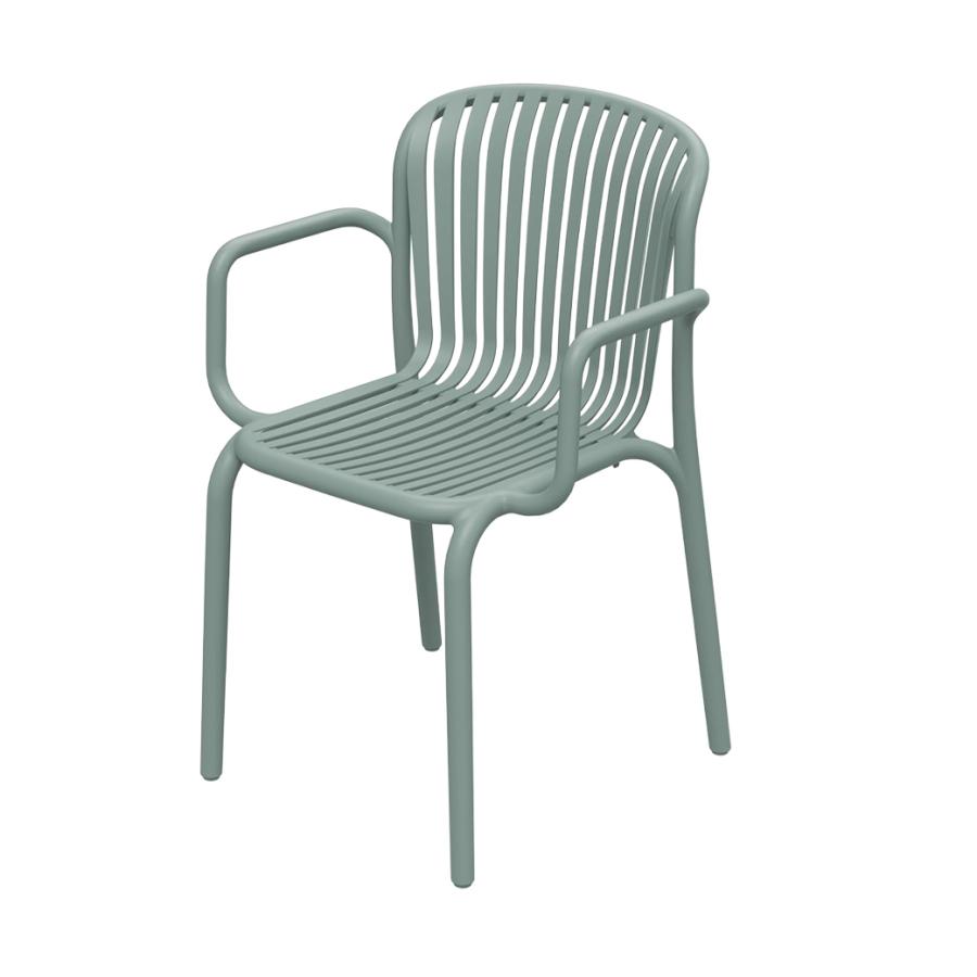 ひじ掛けいす2脚 珈琲速見表 仕かける 露天 軽さ FERNE BRENE 肘かけ イス 園庭 アウトドア 中庭 格好のいい 置き目速見表 高さ40糎 80糎角 耐荷重100k