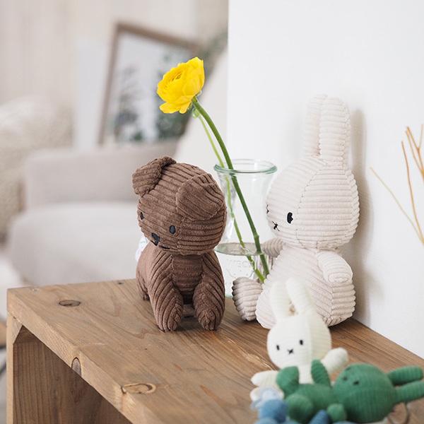 ミッフィー ＆スナッフィー　コーデュロイぬいぐるみ Miffy ミッフィー スナッフィー ぬいぐるみ コーデュロイ 23cm