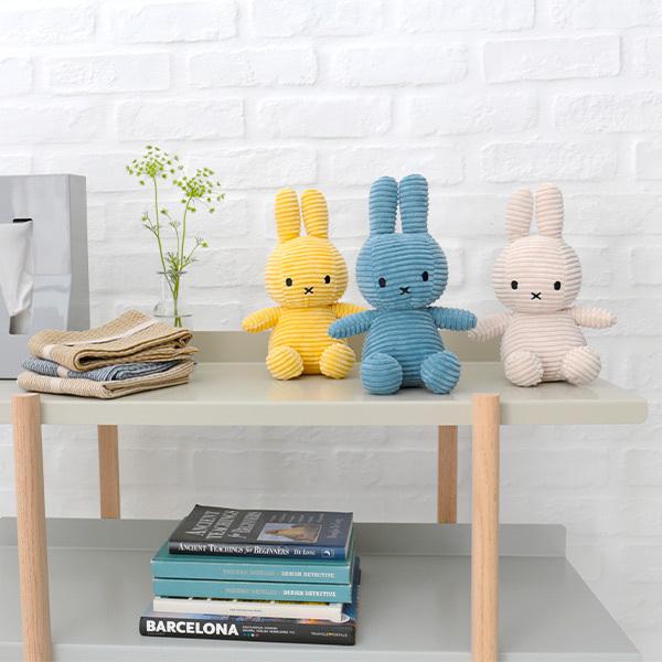 Miffy ミッフィー スナッフィー ぬいぐるみ コーデュロイ 23cm