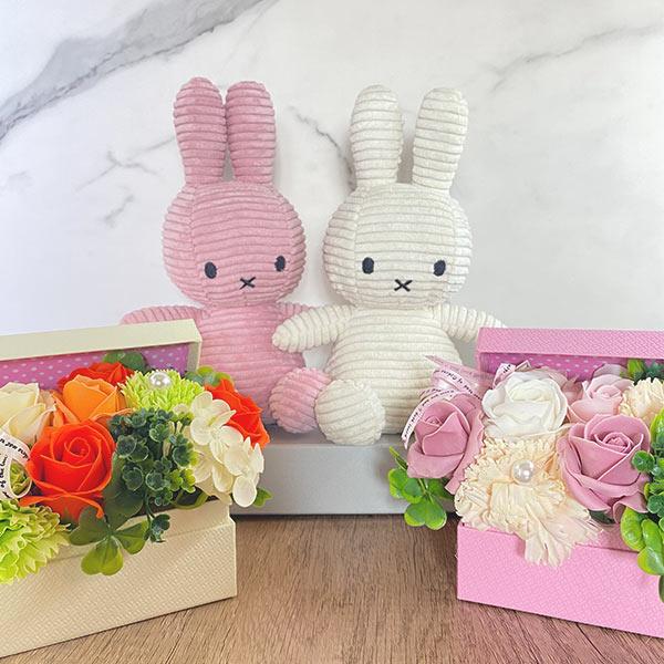 ミッフィー ぬいぐるみ ソープ フラワー セット グッズ 大人 ギフト