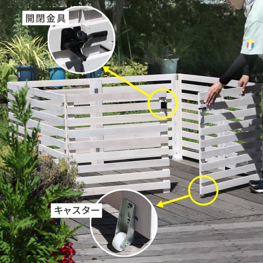 折り畳める木製フェンスゲート付サークルセット（横ボーダー）1115 フェンス 木製 折り畳めるウッドフェンス ゲート付サークル