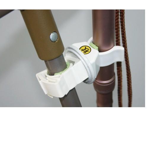 杖ホルダーつえポンKS(車椅子用)3個セット 介護用品 ステッキ 付属品