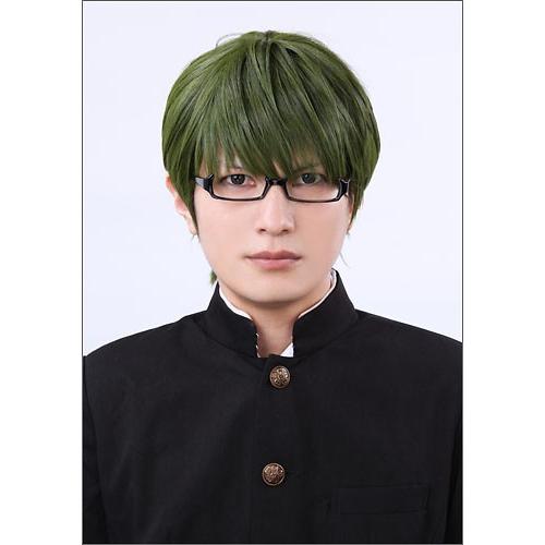 黒子のバスケ 緑間 真太郎 風 ウィッグ コスプレウィッグ キャラウィッグ セット済み カット済み 186 ヴィネットウィッグ 通販 Yahoo ショッピング