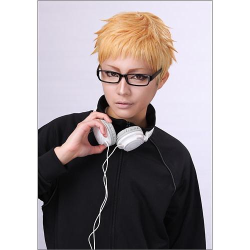 ハイキュー!! 月島 蛍 風 ウィッグ コスプレウィッグ キャラ ハイキュー!! 月島 蛍 風 ウィッグ コスプレウィッグ キャラ