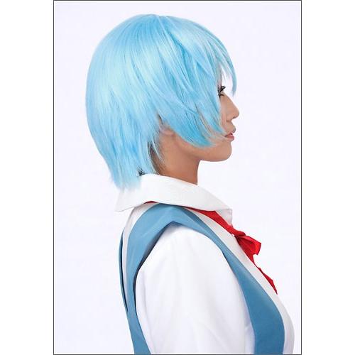 エヴァンゲリオン 綾波 レイ 風 ウィッグ キャラウィッグ セット済み カット済み ウィッグネット付き 211 ヴィネットウィッグ 通販 Yahoo ショッピング