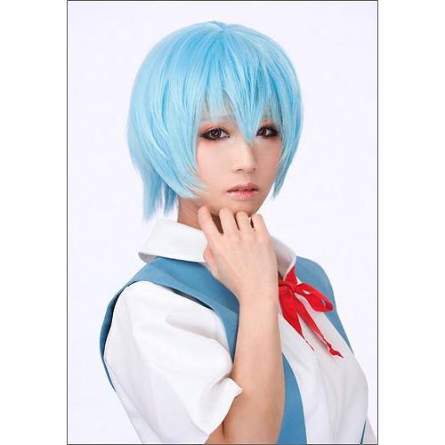 エヴァンゲリオン 綾波 レイ 風 ウィッグ キャラウィッグ セット済み カット済み ウィッグネット付き 211 ヴィネットウィッグ 通販 Yahoo ショッピング