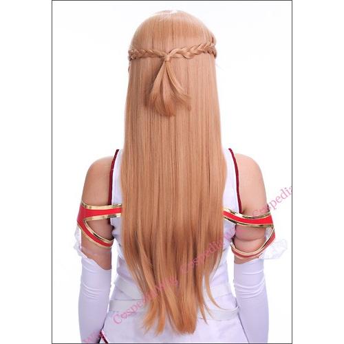 ソードアート・オンライン アスナ (SAO) 風 ウィッグ コスプレウィッグ 