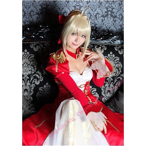 Fate EXTRA ネロ・クラウディウス 風 ウィッグ コスプレウィッグ Fate EXTRA ネロ・クラウディウス 風 ウィッグ コスプレウィッグ