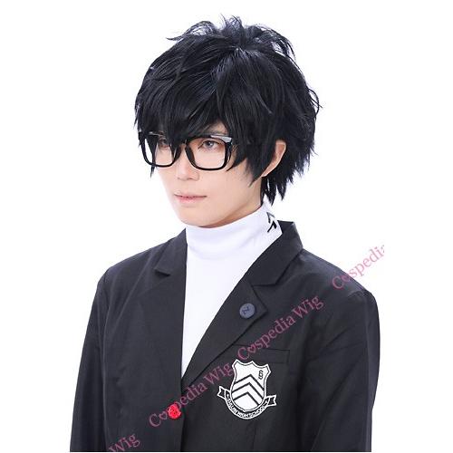 ペルソナ5 主人公 雨宮蓮 風 ウィッグ コスプレウィッグ キャラウィッグ 美容師 セット済み カット済み 354 ヴィネットウィッグ 通販 Yahoo ショッピング