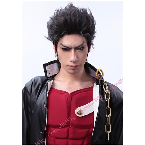 ジョジョの奇妙な冒険 空条 承太郎 風 ウィッグ コスプレ ジョジョの奇妙な冒険 空条 承太郎 風 ウィッグ コスプレ
