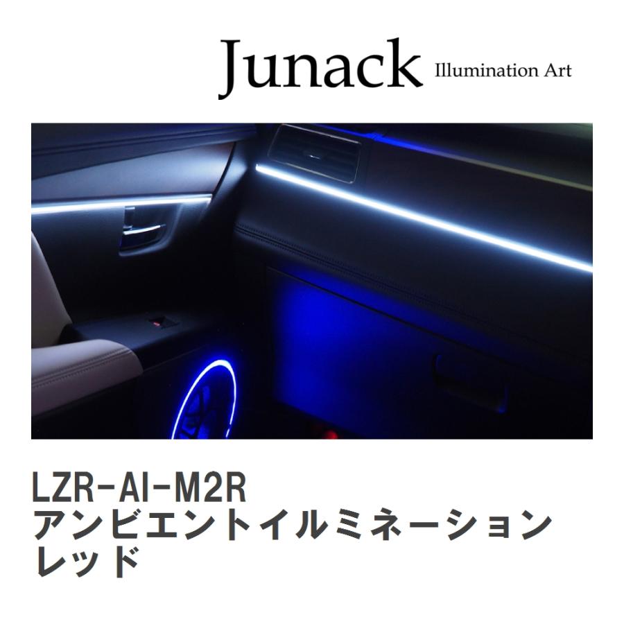【Junack/ジュナック】 LEDZARD リ・ザード アンビエントイルミネーション for ダッシュボード デリカD5 レッド CV1W型 [LZR-AI-M2R] | Junack