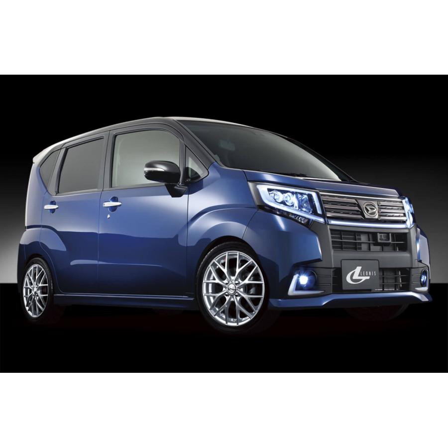 【WEDS】 アルミホイール 4本セット LEONIS MX 15X4.5 +45 4穴 P.C.D.100 ハイパーシルバーIII/SCマシニング [0037404x4]_8