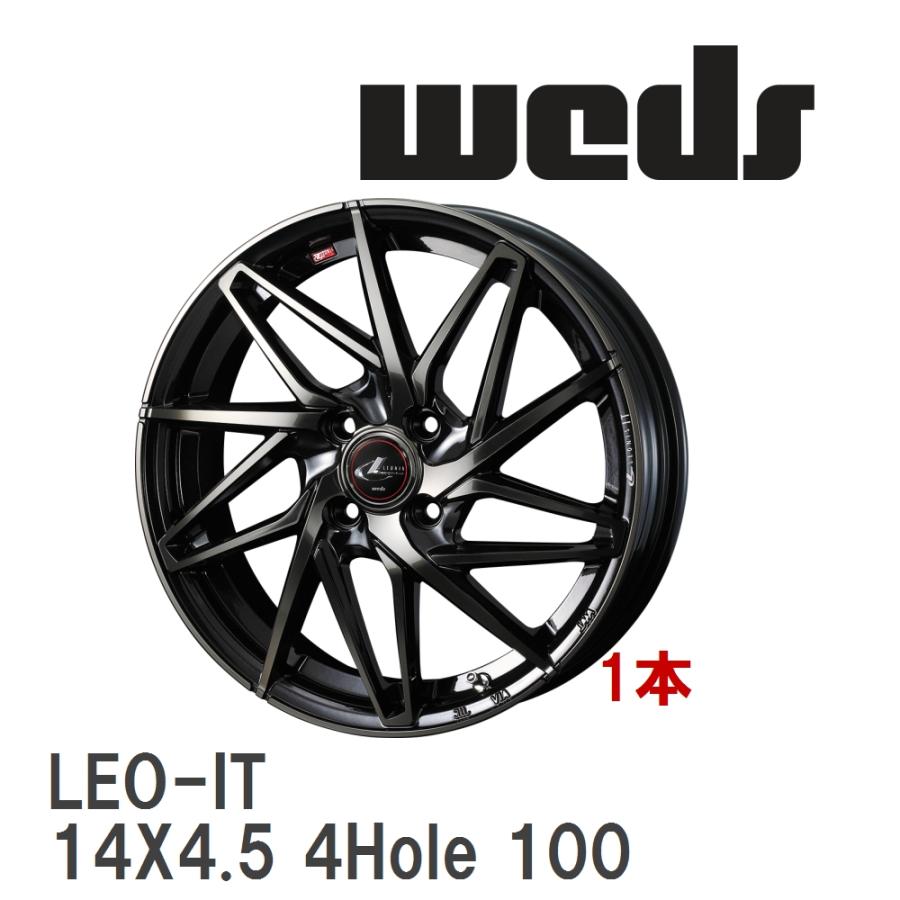 WEDS（ウェッズ） 【WEDS】 アルミホイール 1本 LEONIS IT 14X4.5 +45