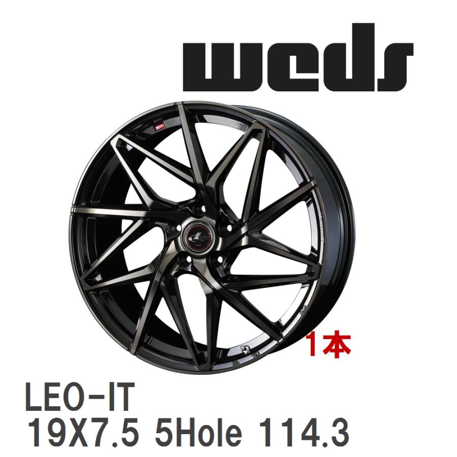 WEDS（ウェッズ） 【WEDS】 アルミホイール 1本 LEONIS IT 19X7.5 +48