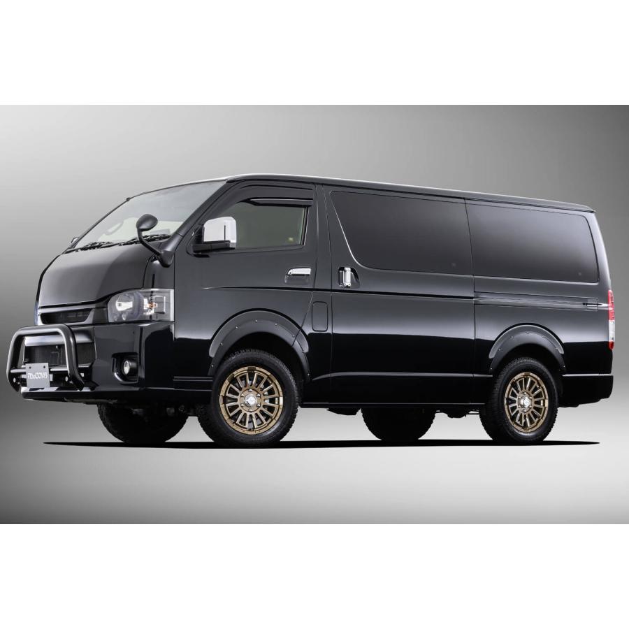 【WEDS】 アルミホイール 4本セット MCCOYS RV-5 17X6.5 +38 6穴 P.C.D.139.7 ブロンズミーリング [0040986x4]の画像