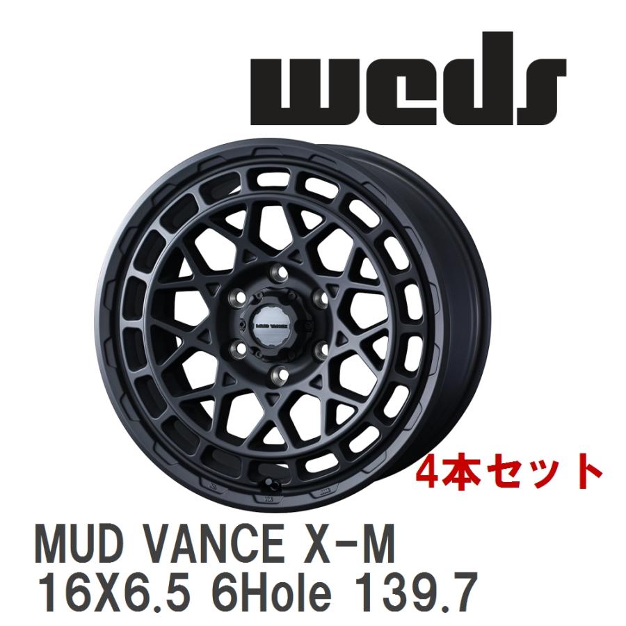 WEDS（ウェッズ） 【WEDS】 アルミホイール 4本セット MUD VANCE X-M