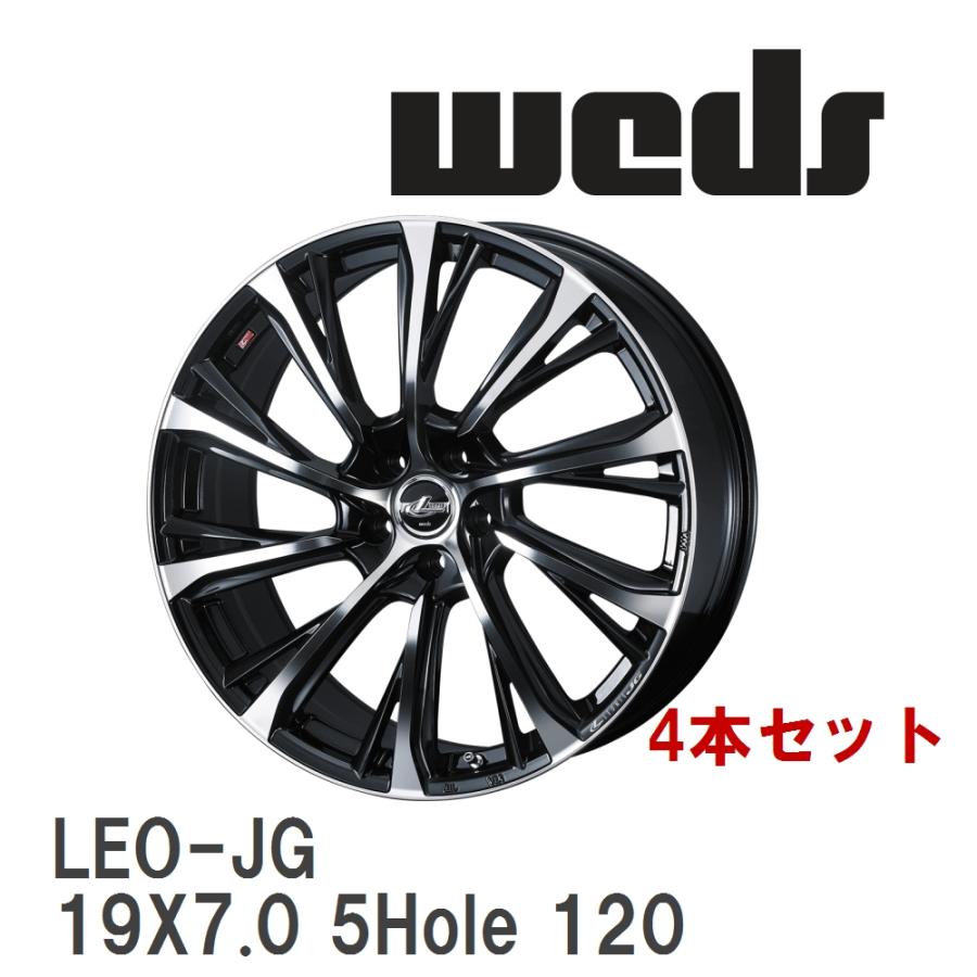 WEDS（ウェッズ） 【WEDS】 アルミホイール 4本セット LEONIS JG 19X7