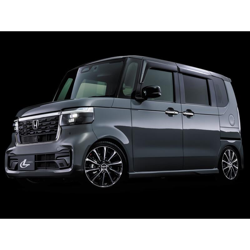 【WEDS】 アルミホイール 4本セット LEONIS JG 21X8.0 +39 5穴 P.C.D.114.3 ブラックメタルコート ミラーカット [0042279x4]_2