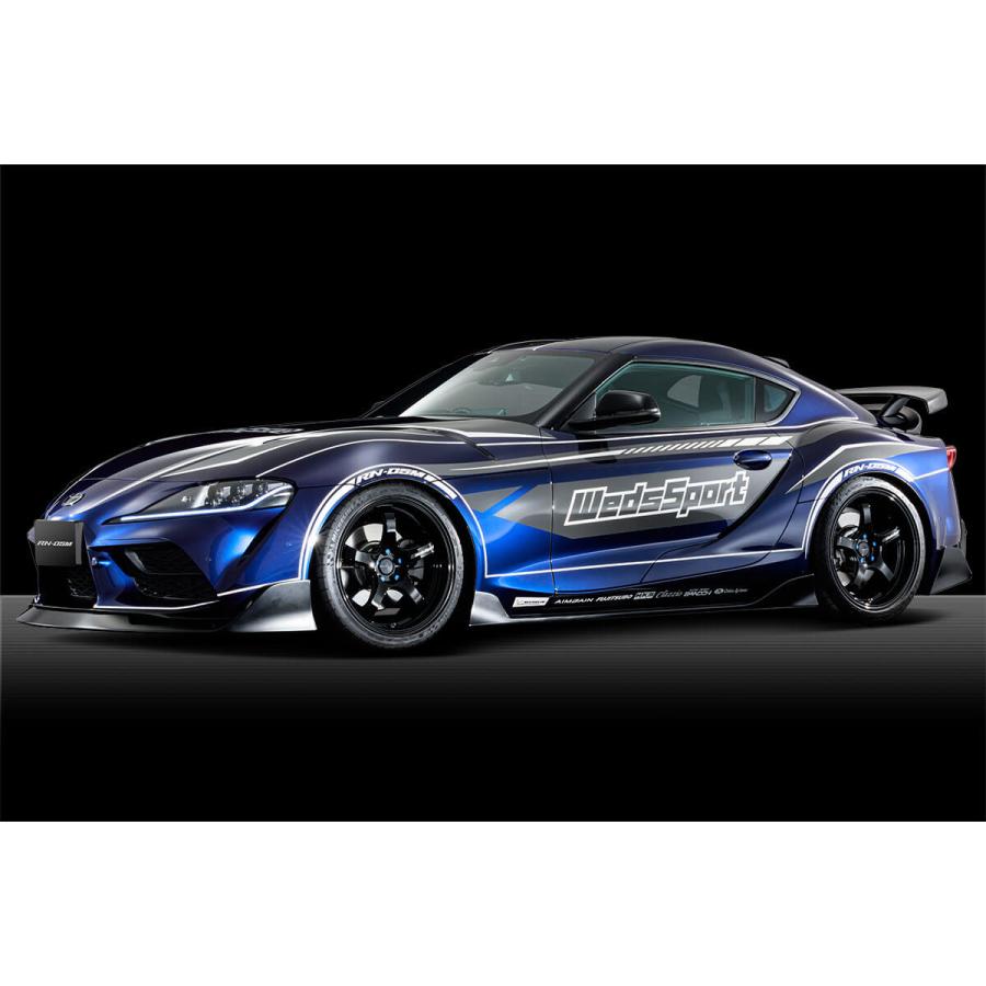 【WEDS】 アルミホイール 1本 WedsSport RN-05M 19X9.5 +38 5穴 P.C.D.114.3 グロスブラック [0072921]の画像