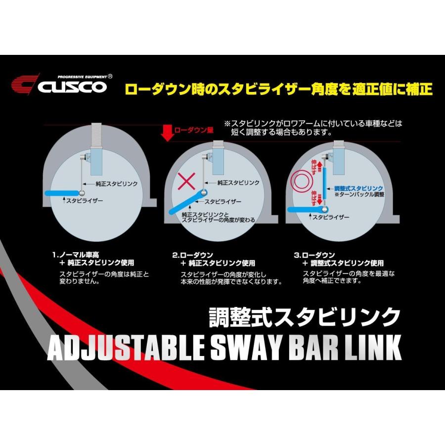 クスコ（CUSCO） 【CUSCO/クスコ】 調整式スタビリンク ノア