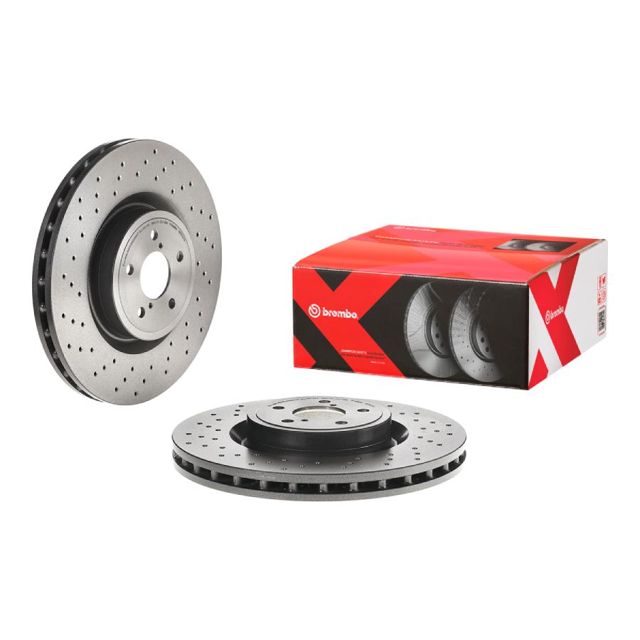 brembo - エクストラブレーキディスク 09.A417.1X TOYOTA カムリ ACV45 06/01〜09/01 向こう正面