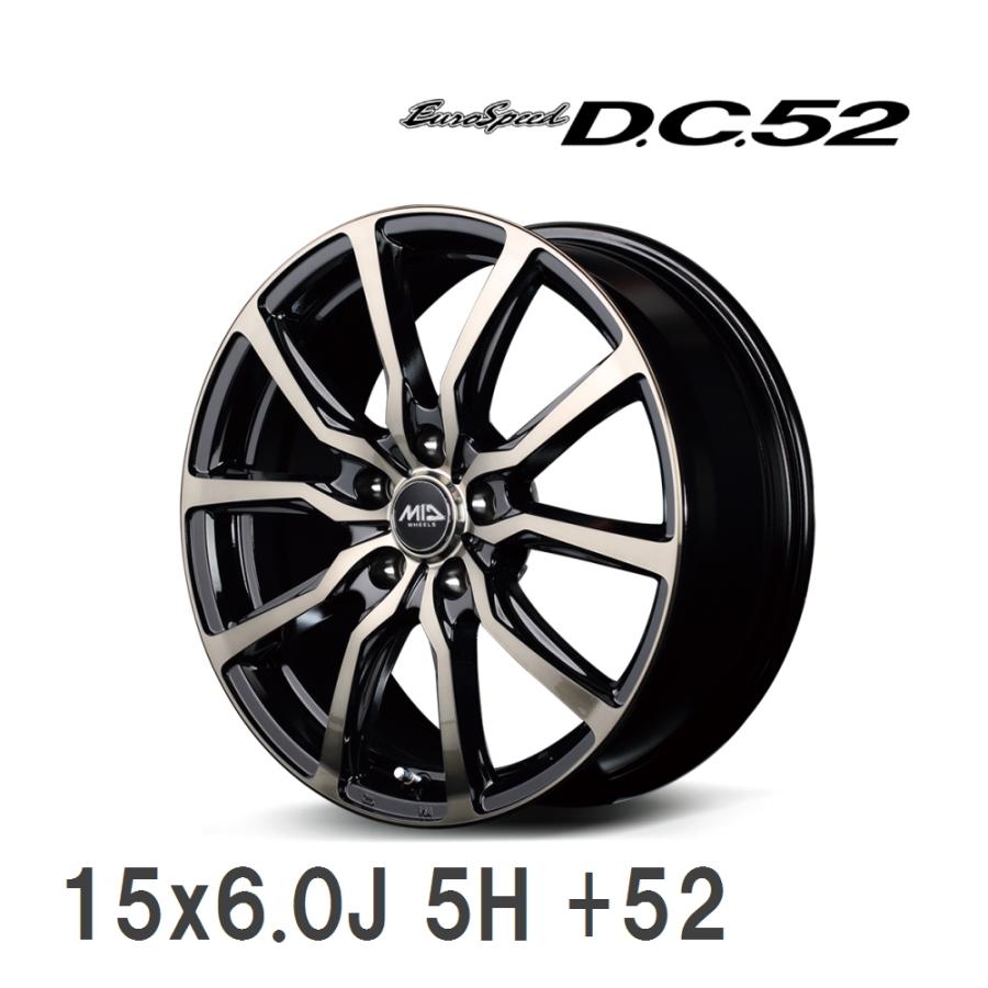マルカサービス 【MID/マルカサービス】 EUROSPEED D.C.52 15x6.0J +52