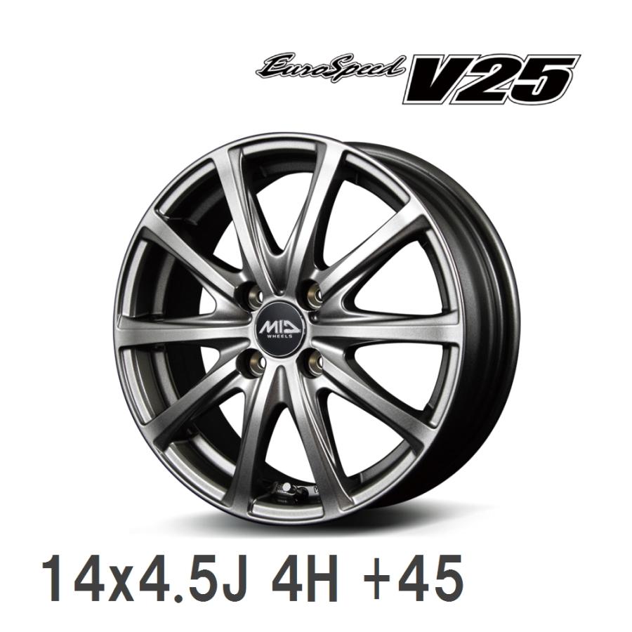 No.621 SUZUKI 純正アルミホイール 14×4.5J +45 4H-100 4本セット 中古