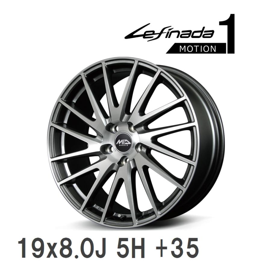 マルカサービス 【MID/マルカサービス】 Lefinada MOTION1 19x8.0J +35 