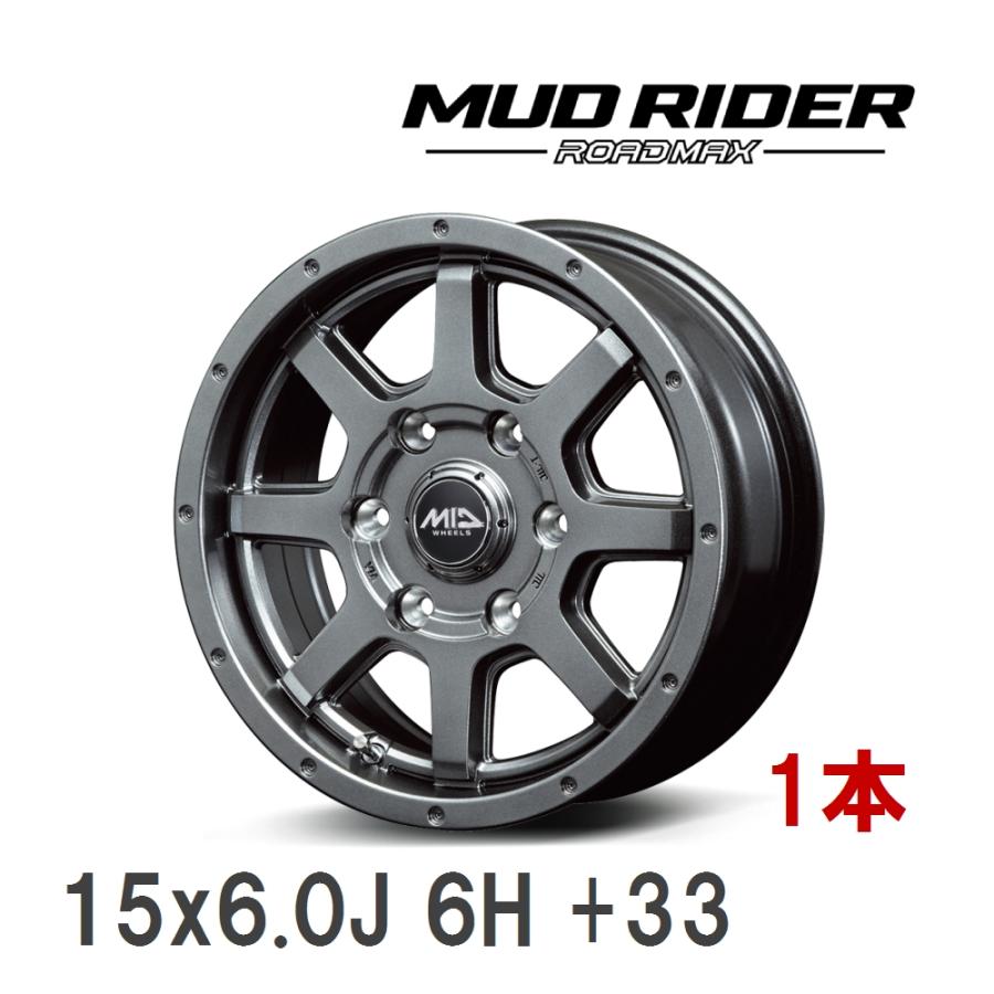 マルカサービス 【MID/マルカサービス】 ROADMAX MUD RIDER 15x6.0J +