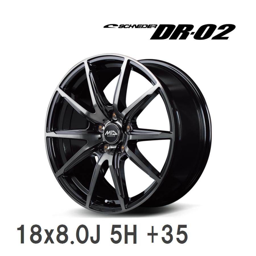 マルカサービス 【MID/マルカサービス】 SCHNEDER DR-02 18x8.0J +35
