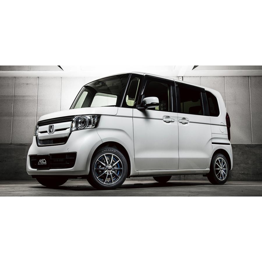 【MID/マルカサービス】 SCHNEDER SX-2 14x5.5J +38 100 4H ブラックポリッシュ＋アンダーカットレッドクリア アルミホイール 4本セットの画像