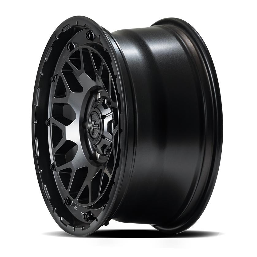 【MID/マルカサービス】 NITRO POWER M29 STINGER 16x65J +38 139 6H バレルブラック アルミホイール 4本セット_1