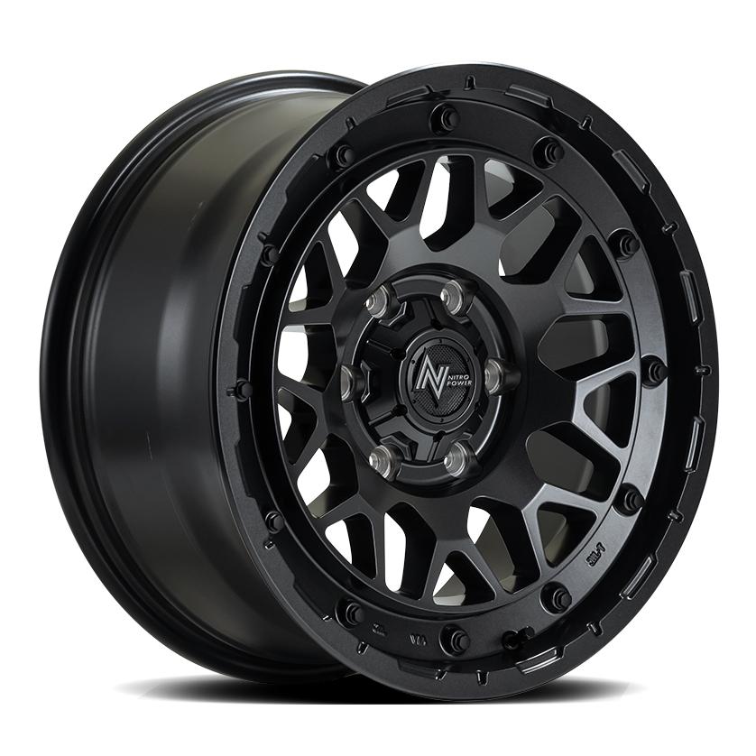 【MID/マルカサービス】 NITRO POWER M29 STINGER 16x65J +38 139 6H バレルブラック アルミホイール 4本セット_3