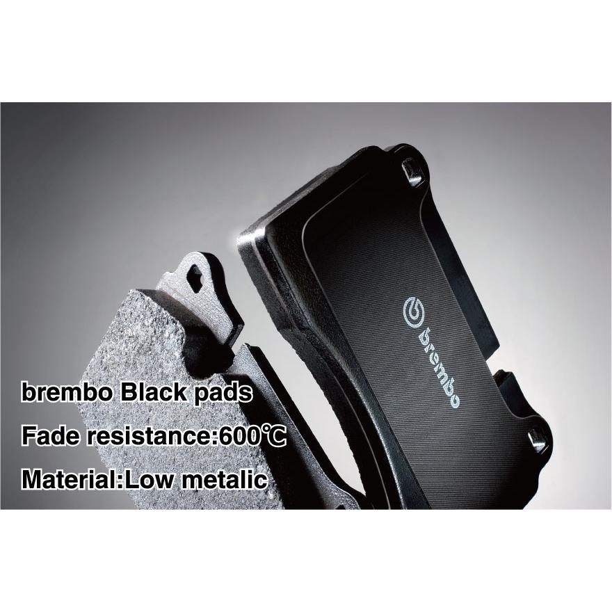 brembo BRAKE PAD BLACK フロント用 アルファロメオ GTV CC1B