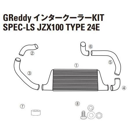 TRUST 【TRUST/トラスト】GReddy インタークーラー スペックLS TRUST 【TRUST/トラスト】GReddy インタークーラー スペックLS