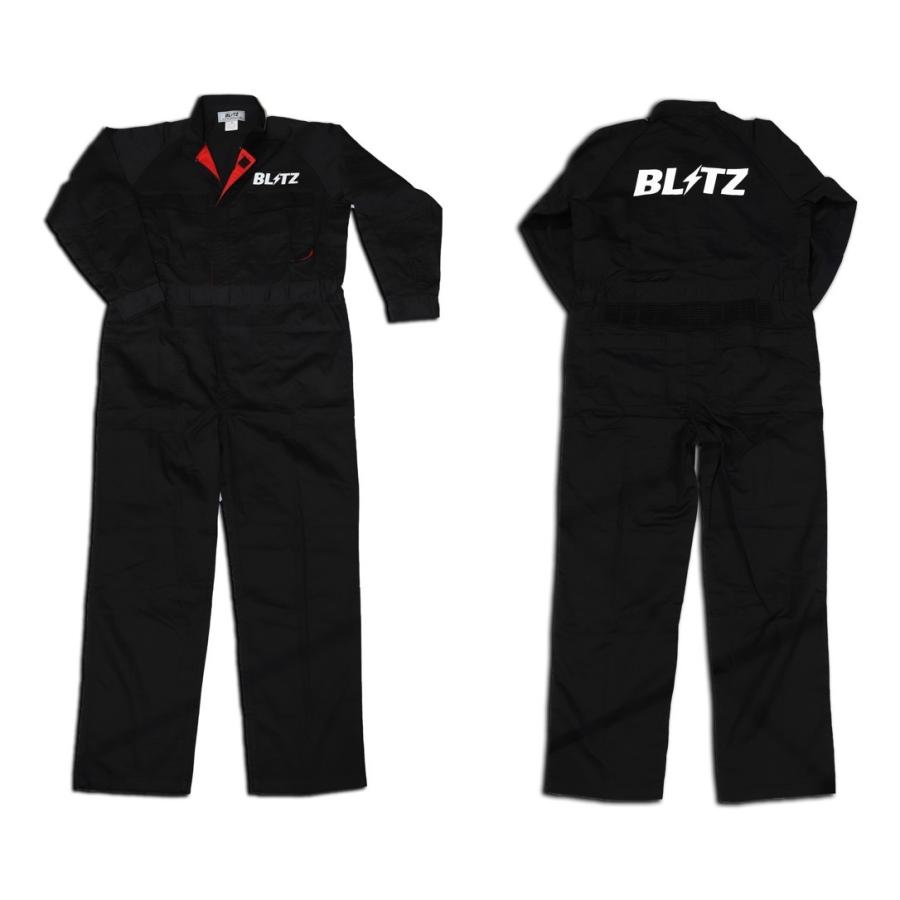 内祝い BLITZ ブリッツ メカニックスーツ BLACK RED サイズ3L 13848