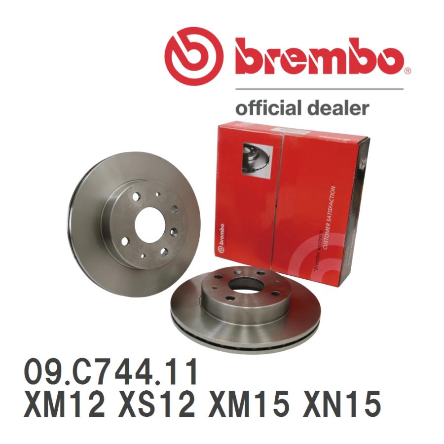 brembo ブレーキローター 左右セット 09.C744.11 MINI (F55/F56) XM12 