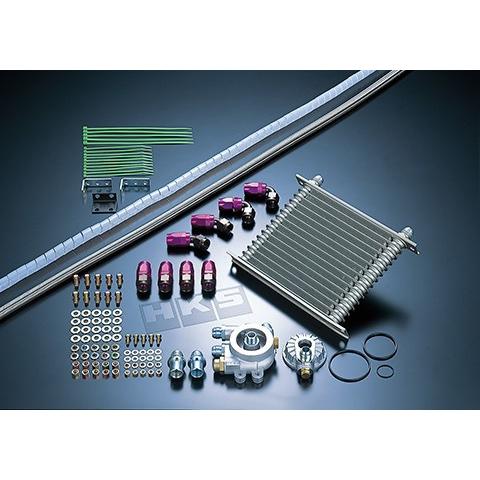 HKS　オイルクーラー汎用Rタイプ HKS 【HKS】 汎用オイルクーラーキット Rタイプ 200×200×32・15