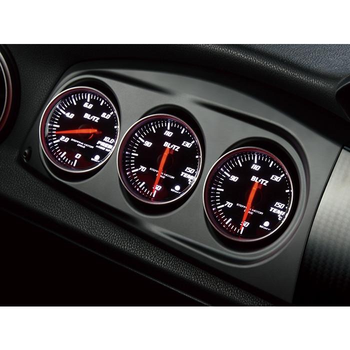 【BLITZ/ブリッツ】 RACING METER PANEL (レーシングメーターパネル) BLACK トヨタ 86 ZN6 スバル BRZ ZC6 [19171]｜vigoras