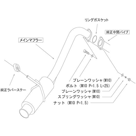 HKS（エッチケーエス） 【HKS】 マフラー サイレントハイパワー(silent