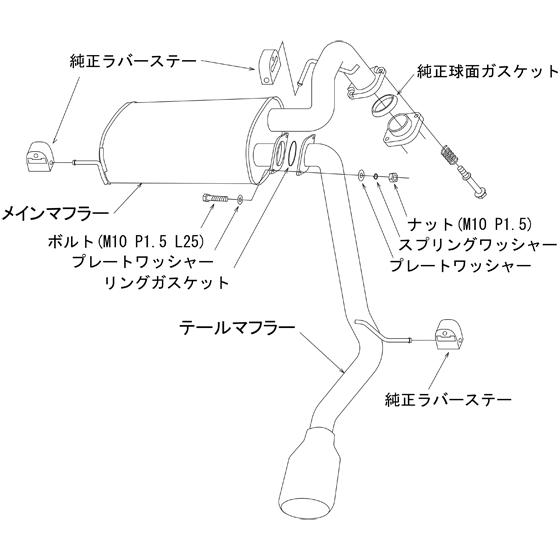 【HKS】 マフラー リーガマックスプレミアム(LEGAMAX Premium) DM-B ホンダ ステップワゴン スパーダ RP5/RP3 [31021-AH002]｜vigoras｜03