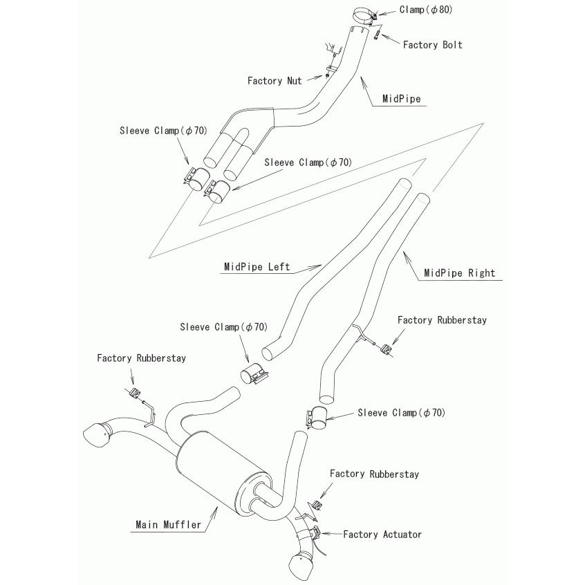 【HKS】 スーパーターボマフラー(Super Turbo Muffler) トヨタ GRスープラ 3BA- DB02 B58 [31029-AT007]｜vigoras｜03